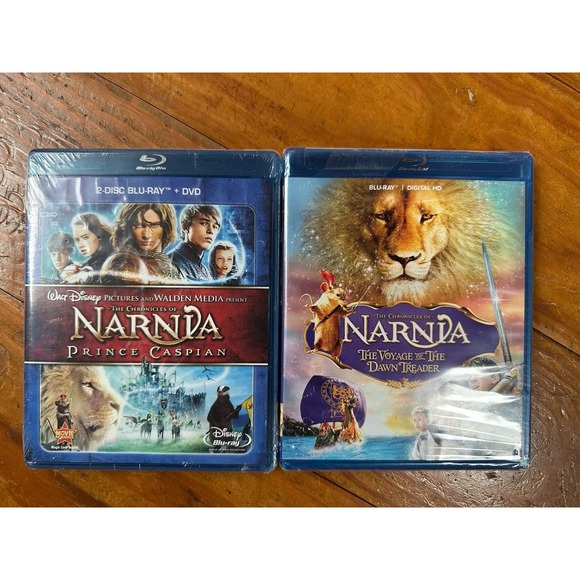 2 The Chronicles of Narnia: Prince Caspian (Blu-ray + DVD) Voyage Dawn Treader - Picture 1 of 5